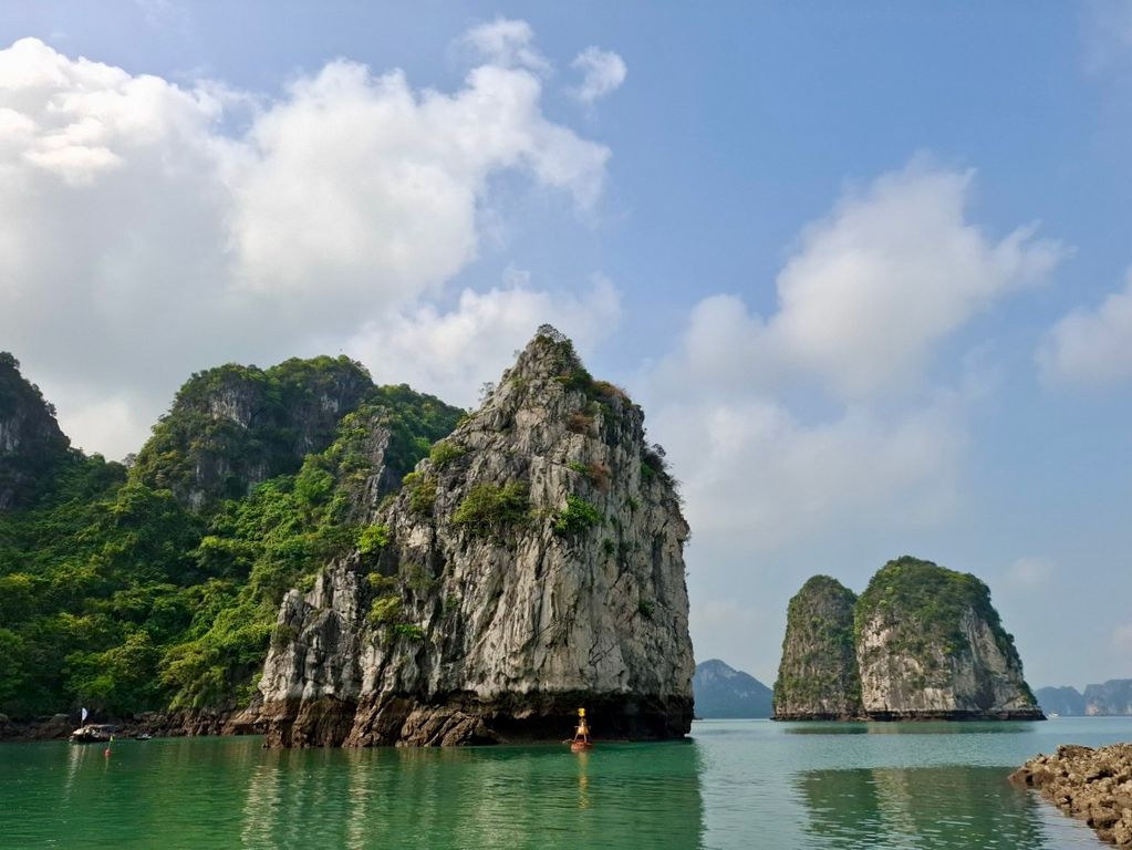 De prachtige Halong Bay